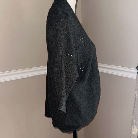 Sonoma Dark Gray Shrug Sweater - Picture 3 of 5